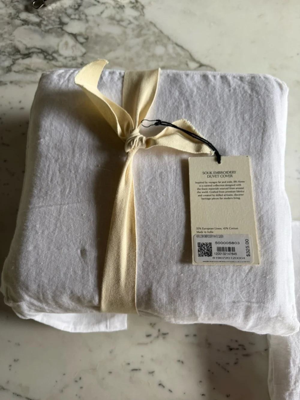 BR Home-Linen/Cotton Souk Embroidered Duvet & Pillow Cases